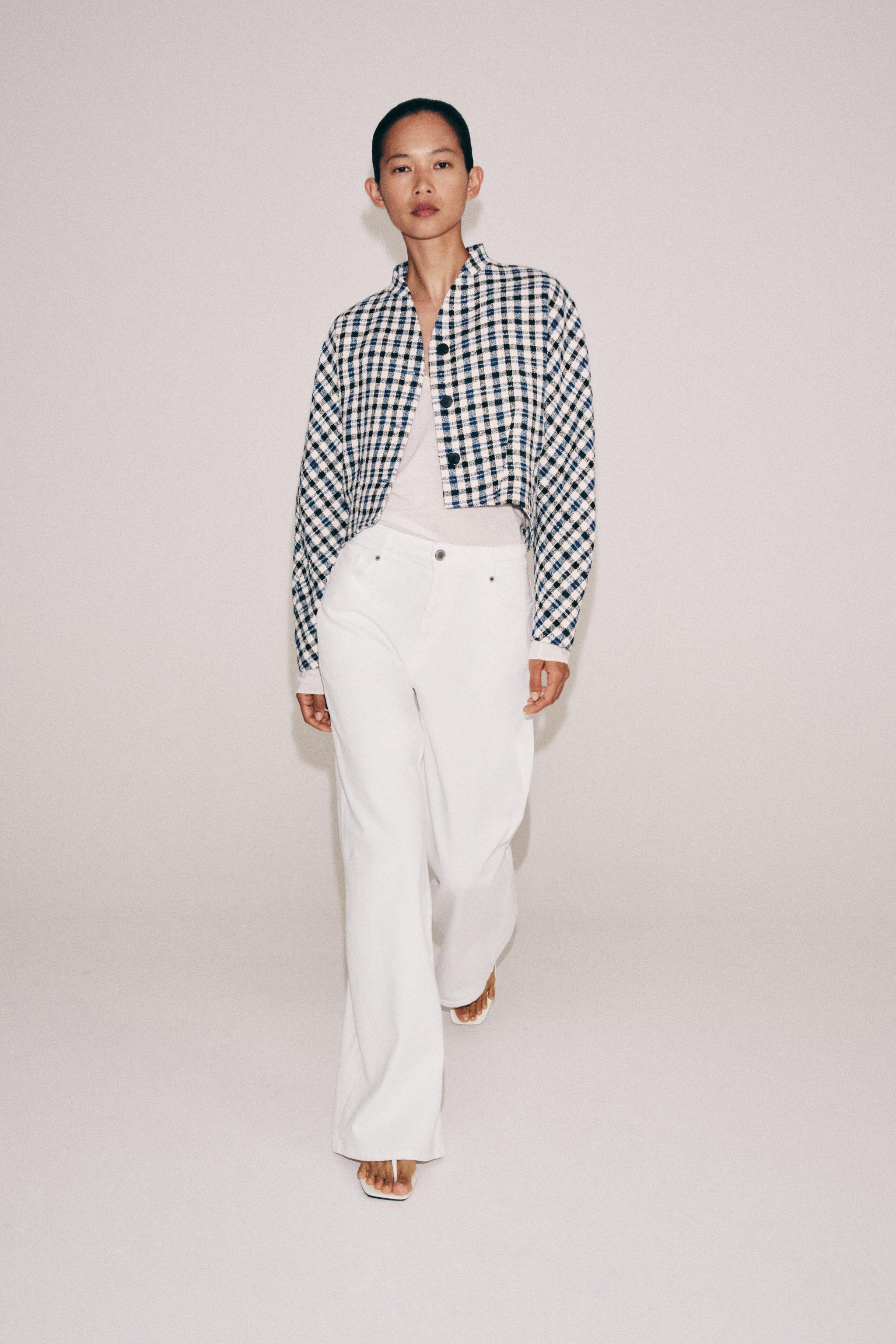 ZW COLLECTION PLAID JACKET